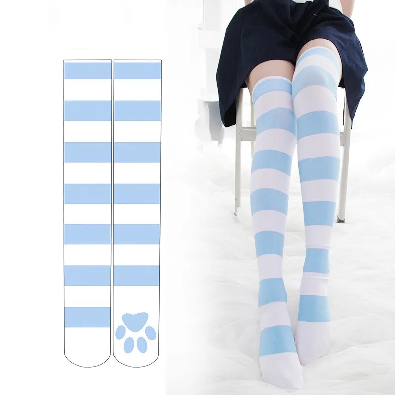 Lolita Over Knee Socks Pink St - Velvet Ribbon Roll recension och pris