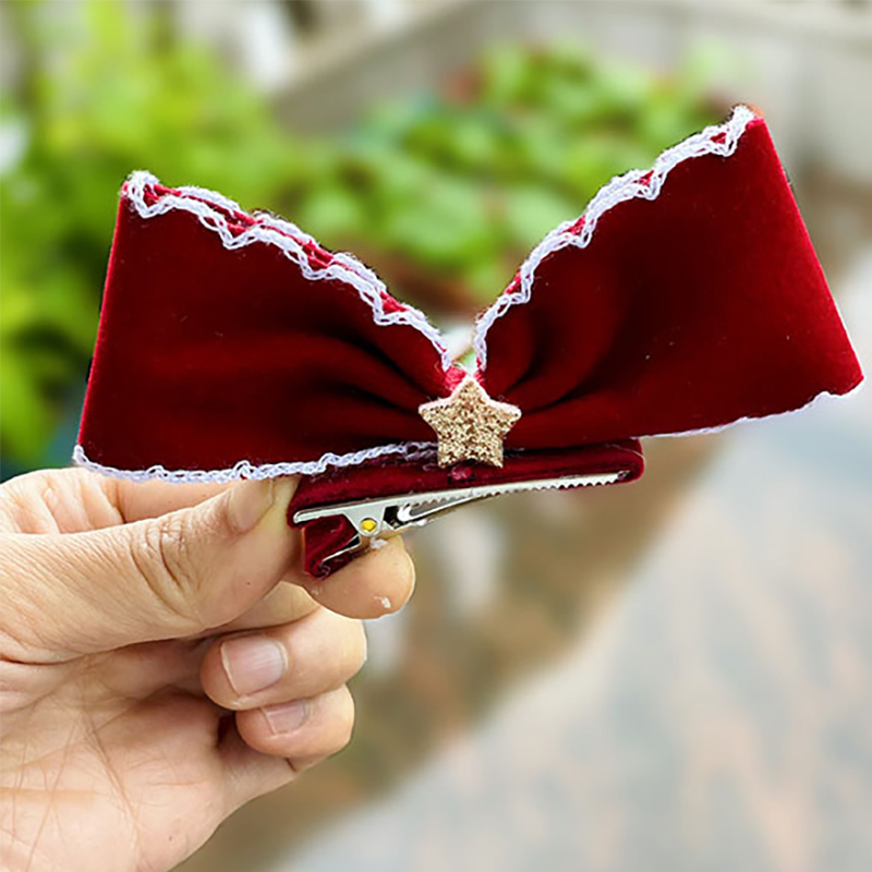 4cm 3cm Black Red Velvet Embro - Velvet Ribbon Roll recension och pris