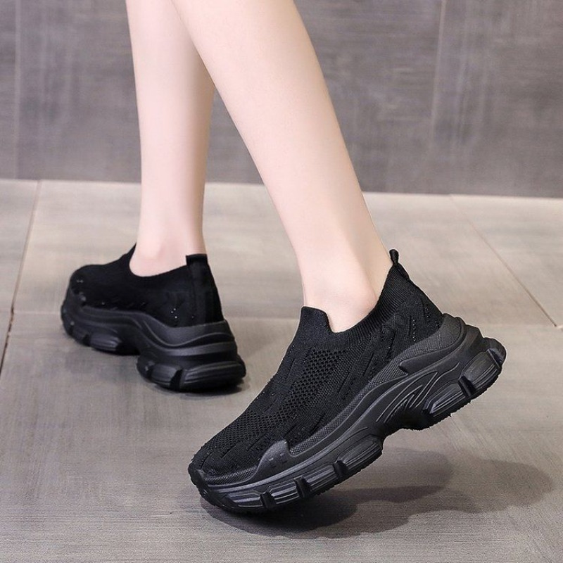 Women Platform Thick Sole Spor - Crystal Mesh Fabric recension och pris