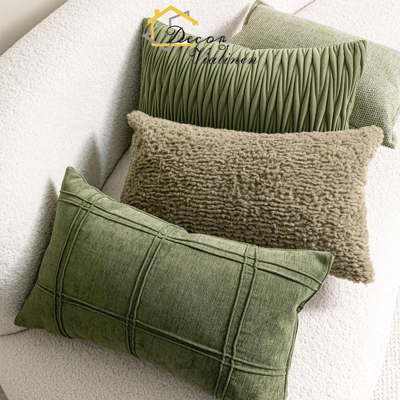 Green waist pillow, minimalist - Velvet Ribbon Roll recension och pris