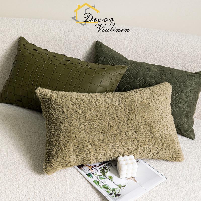 Green waist pillow, minimalist - Velvet Ribbon Roll recension och pris
