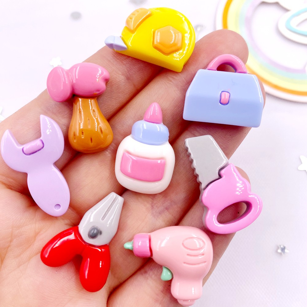 Resin Colorful 3D Pliers Hamme - Craft Embellishment recension och pris