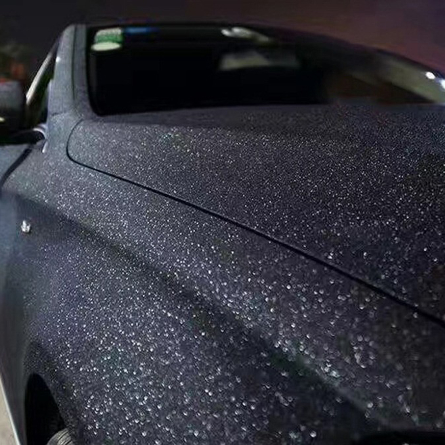 Premium Matte Black Glitter Vi - Glitter Vinyl Roll recension och pris