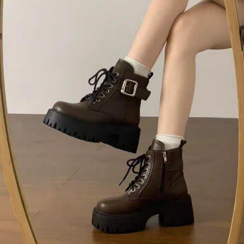 Fashion Women Ankle Boots 2025 - Guipure Lace Panel recension och pris