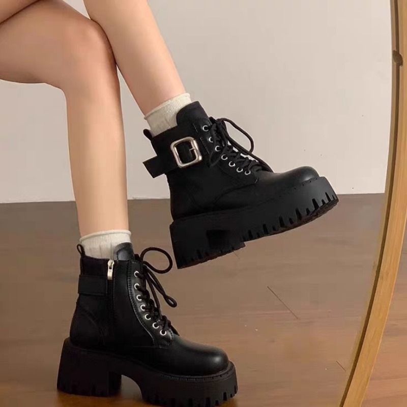 Fashion Women Ankle Boots 2025 - Guipure Lace Panel recension och pris