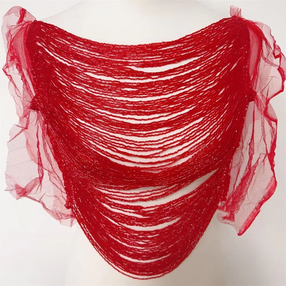 Exquisite Multi Layered Tassel - Beaded Trim Fringe recension och pris