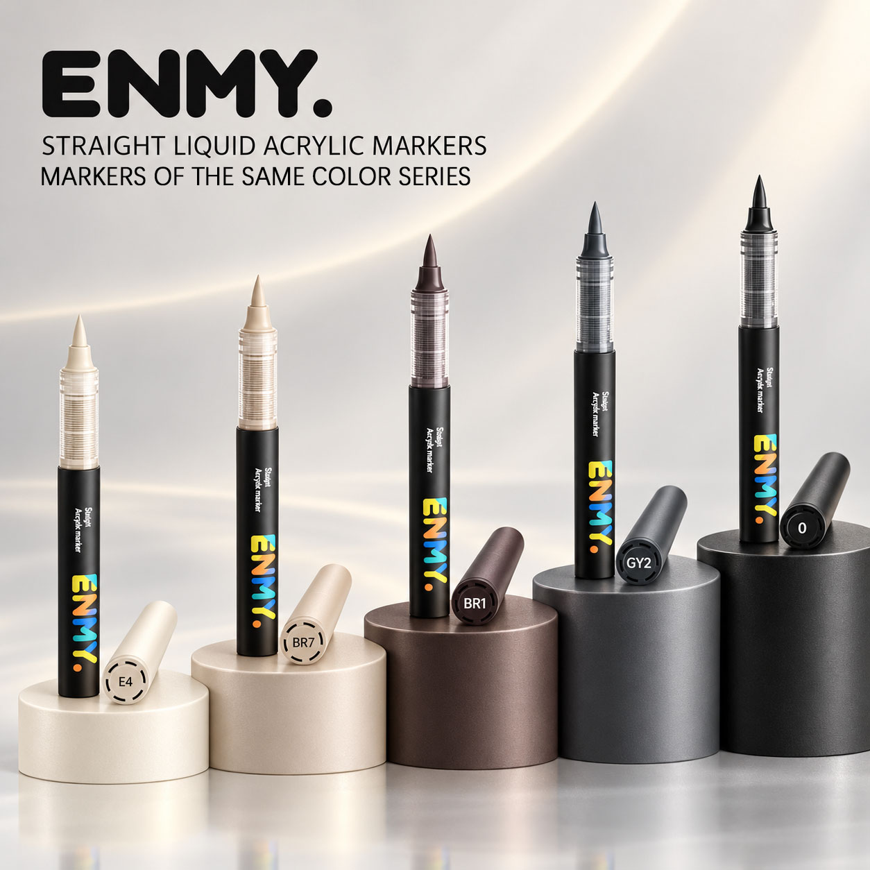ENMY 8pcs Acrylic Markers Pens - Copic Marker Sketch recension och pris