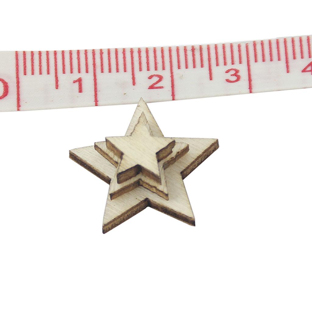 Basswood Craft Star Slices Nat - Craft Embellishment recension och pris