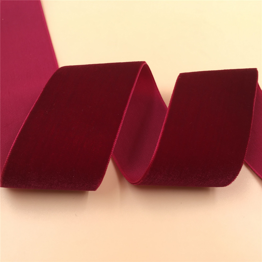 38MM 1Yard 3Yards 5Yards Wine  - Velvet Ribbon Roll recension och pris